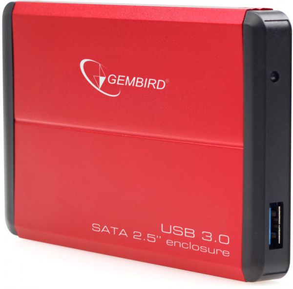 Корпуса и док-станции для жестких дисков Gembird EE2-U3S-2 красный