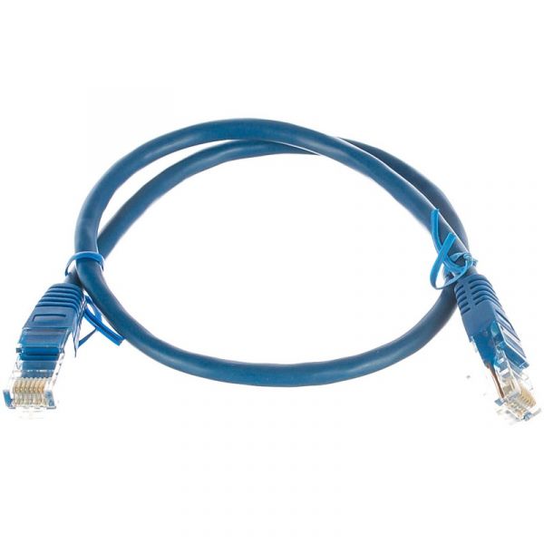 Патч-корд Cablexpert PP6U-1M 1 м, синий